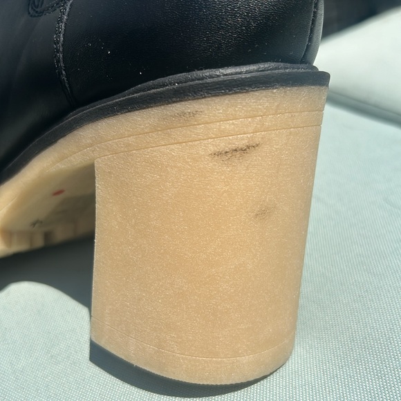 Dolce Vita Caster H20 Black Block Heel Platform Chelsea Booties Size 8.5 - Picture 5 of 8